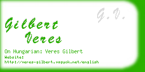 gilbert veres business card